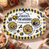 Michigan Wolverines Christmas Plate for Family
