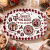 Texas A&M Aggies Christmas Plate for Family
