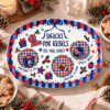 Ole Miss Rebels Christmas Plate for Family
