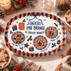 Syracuse Orange Christmas Plate for Family