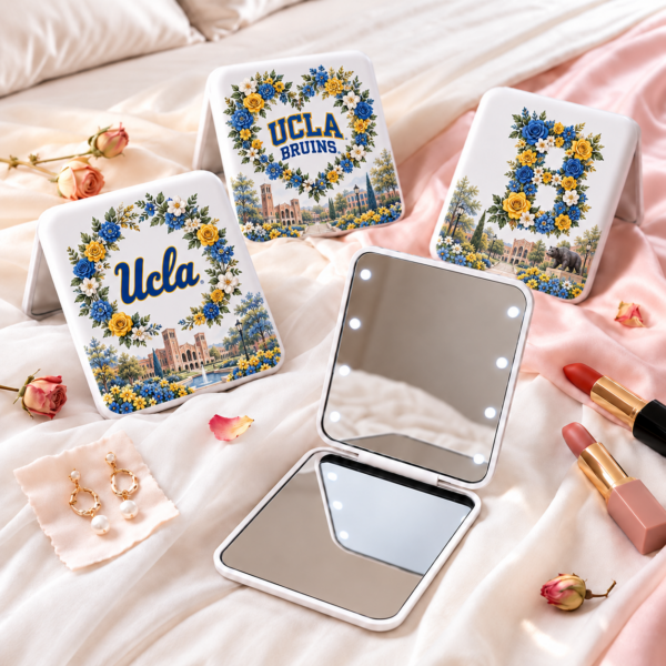 UCLA Bruins Floral Mirror