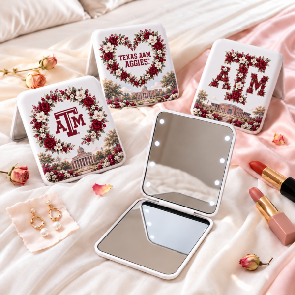 Texas A&M Aggies Floral Mirror
