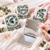 Michigan State Spartans Floral Mirror