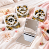 Iowa Hawkeyes Floral Mirror
