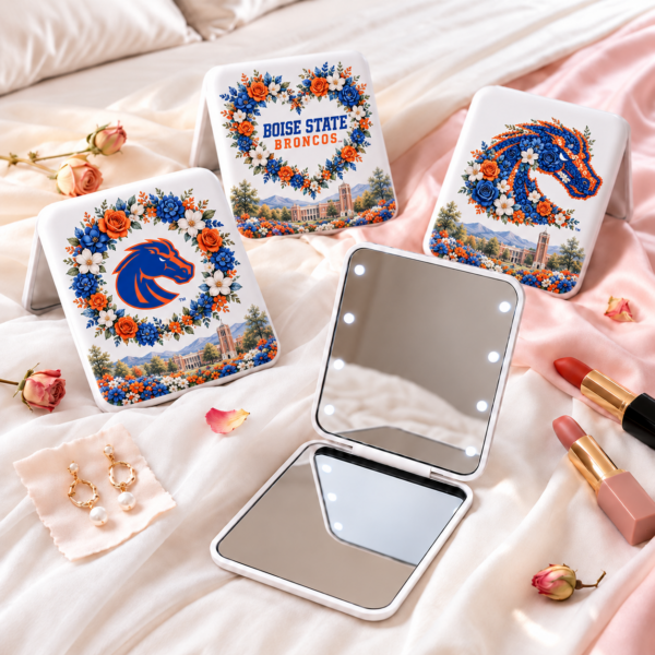 Boise State Broncos Floral Mirror