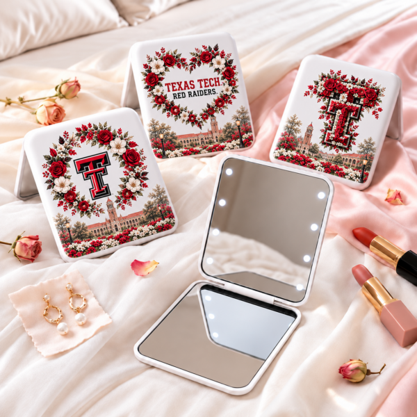 Texas Tech Red Raiders Floral Mirror