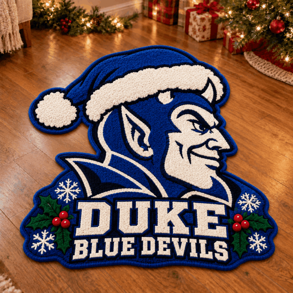 Duke Blue Devils Custom Shape Floor Mat Chirstmas Gift