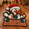 Miami Hurricanes Custom Shape Floor Mat Chirstmas Gift