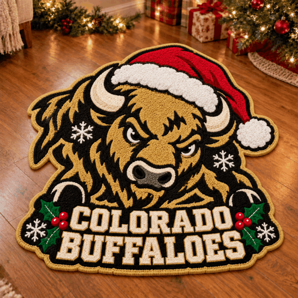 Colorado Buffaloes Custom Shape Floor Mat Chirstmas Gift