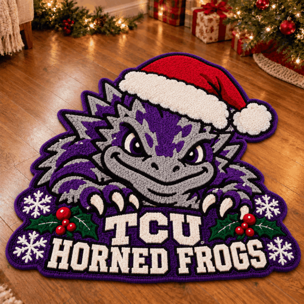 TCU Horned Frogs Custom Shape Floor Mat Chirstmas Gift