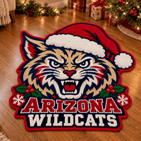 Arizona Wildcats Custom Shape Floor Mat Chirstmas Gift