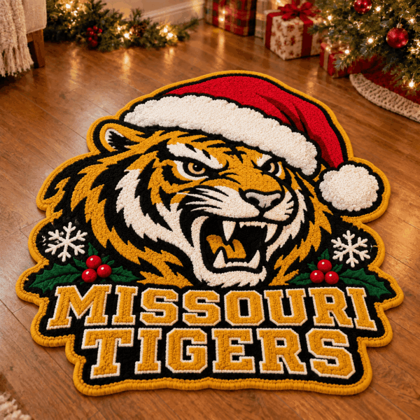 Missouri Tigers Custom Shape Floor Mat Chirstmas Gift