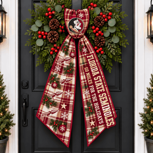 Florida State Seminoles Christmas Wreath Sash