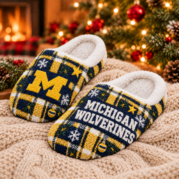 Michigan Wolverines Christmas Fluffy Sleepers