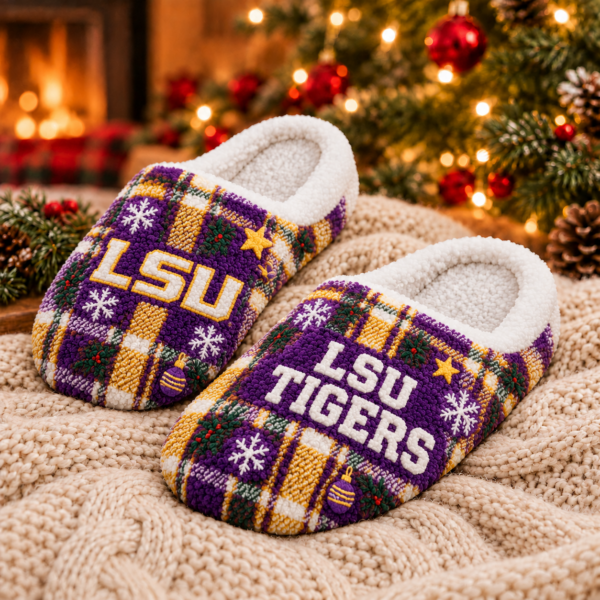 LSU Tigers Christmas Fluffy Sleepers