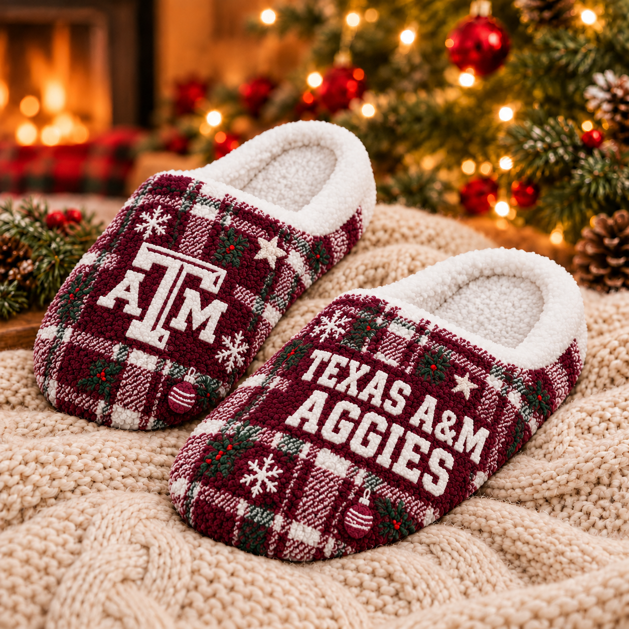 Texas A&M Aggies Christmas Fluffy Sleepers