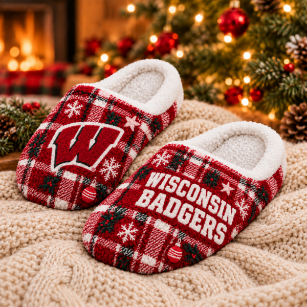 Wisconsin Badgers Christmas Fluffy Sleepers