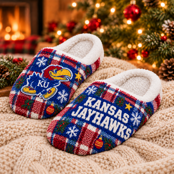Kansas Jayhawks Christmas Fluffy Sleepers