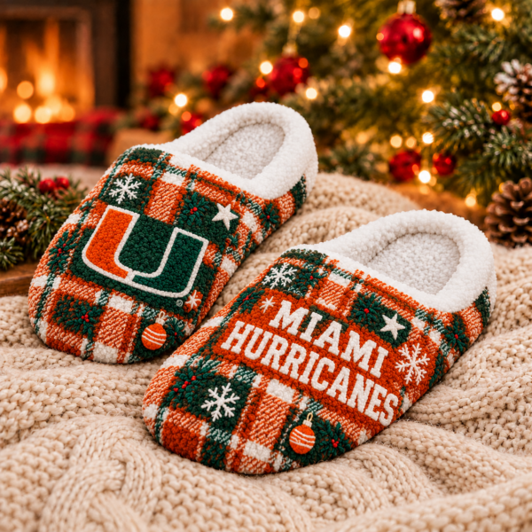 Miami Hurricanes Christmas Fluffy Sleepers