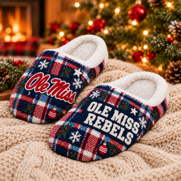 Ole Miss Rebels Christmas Fluffy Sleepers