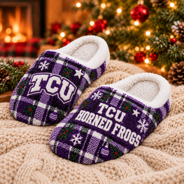 TCU Horned Frogs Christmas Fluffy Sleepers