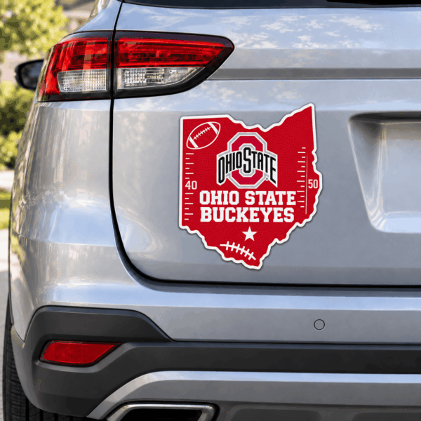 Ohio State Buckeyes Metal Car Sticker
