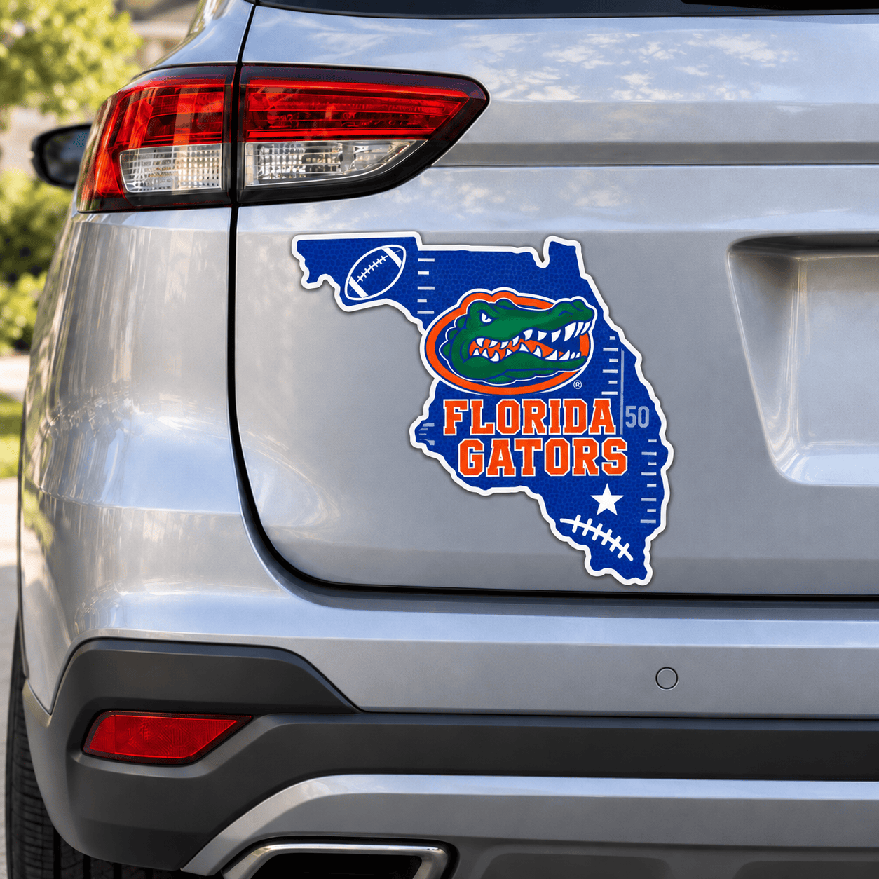 Florida Gators Metal Car Sticker