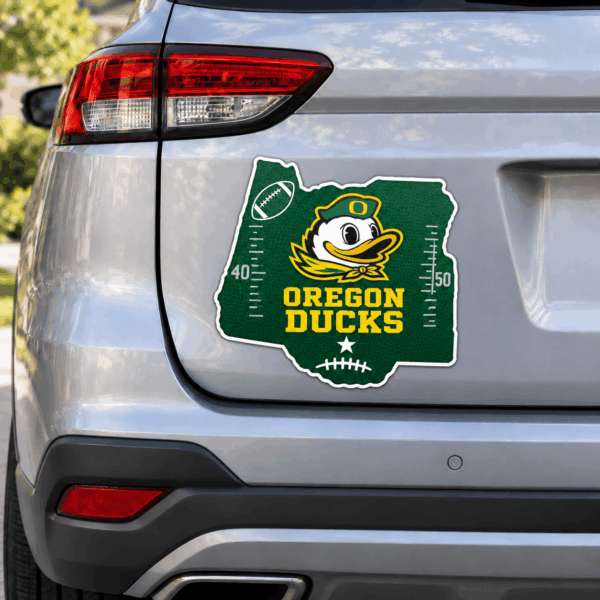 Oregon Ducks Metal Car Sticker
