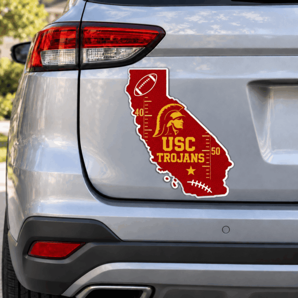 USC Trojans Metal Car Sticker