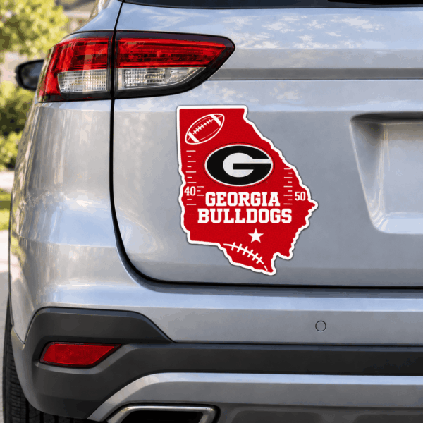 Georgia Bulldogs Metal Car Sticker