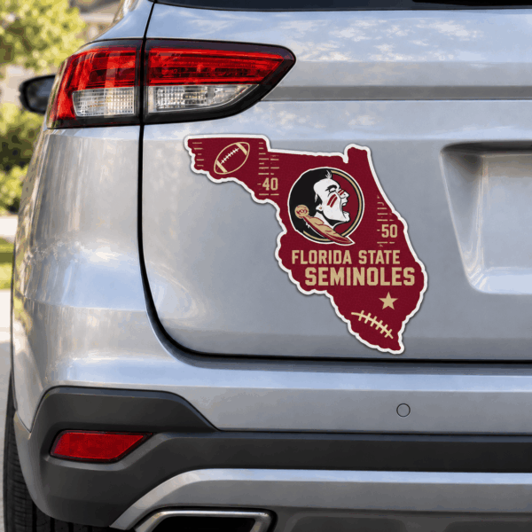 Florida State Seminoles Metal Car Sticker