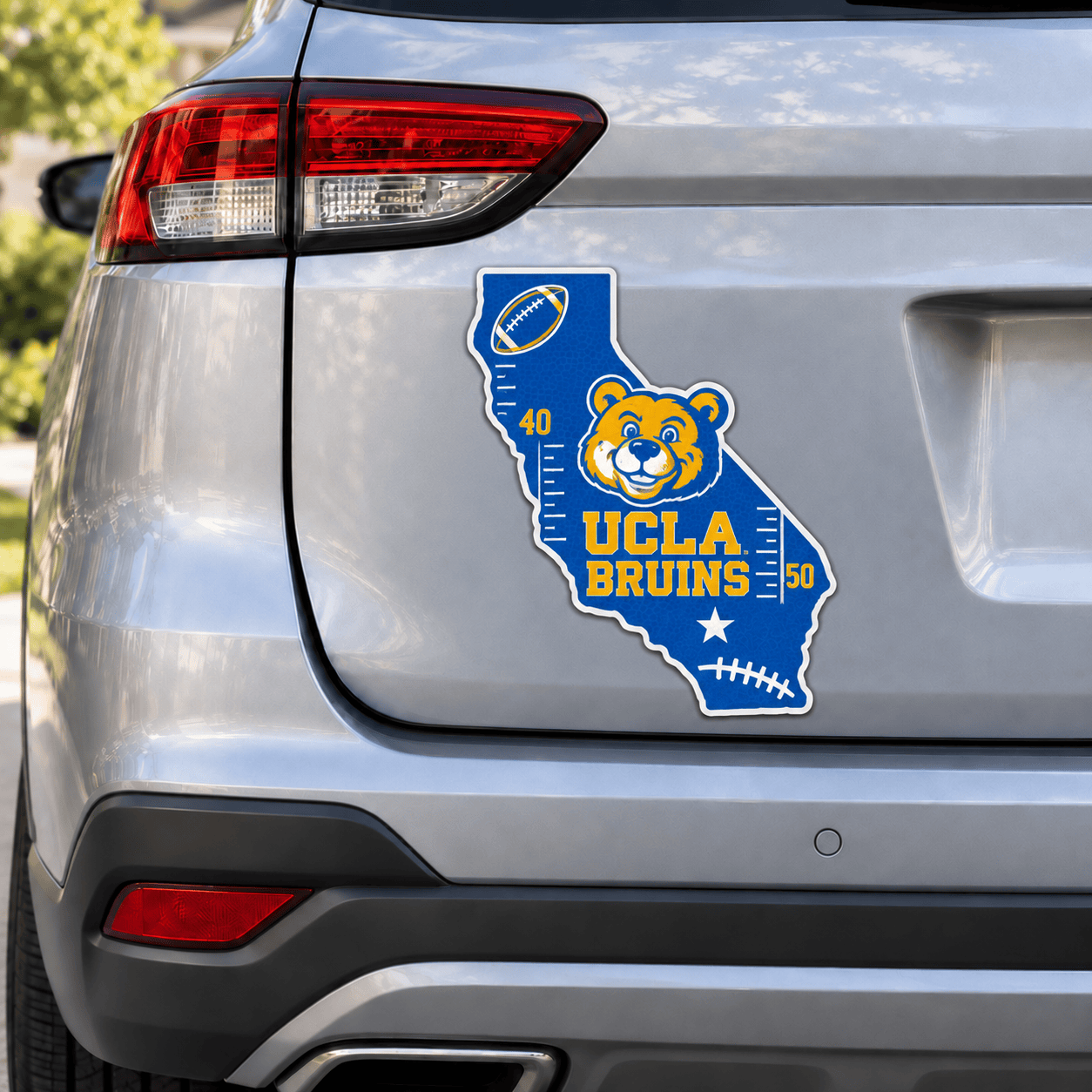 UCLA Bruins Metal Car Sticker