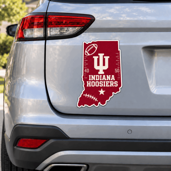Indiana Hoosiers Metal Car Sticker