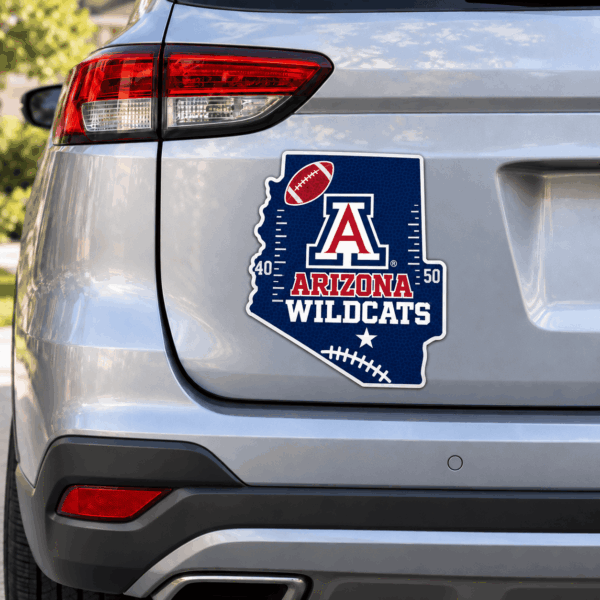 Arizona Wildcats Metal Car Sticker