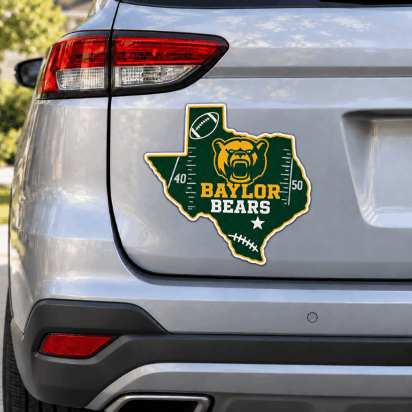 Baylor Bears Metal Car Sticker