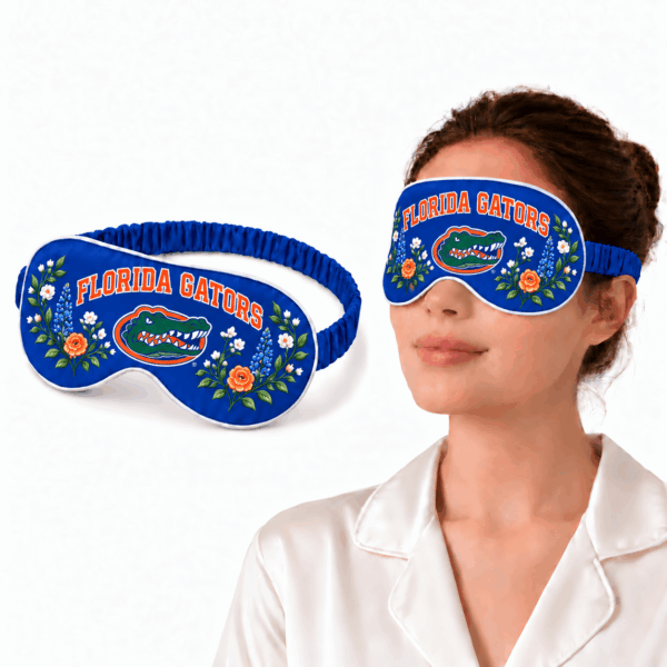 Florida Gators Floral Sleep Mask