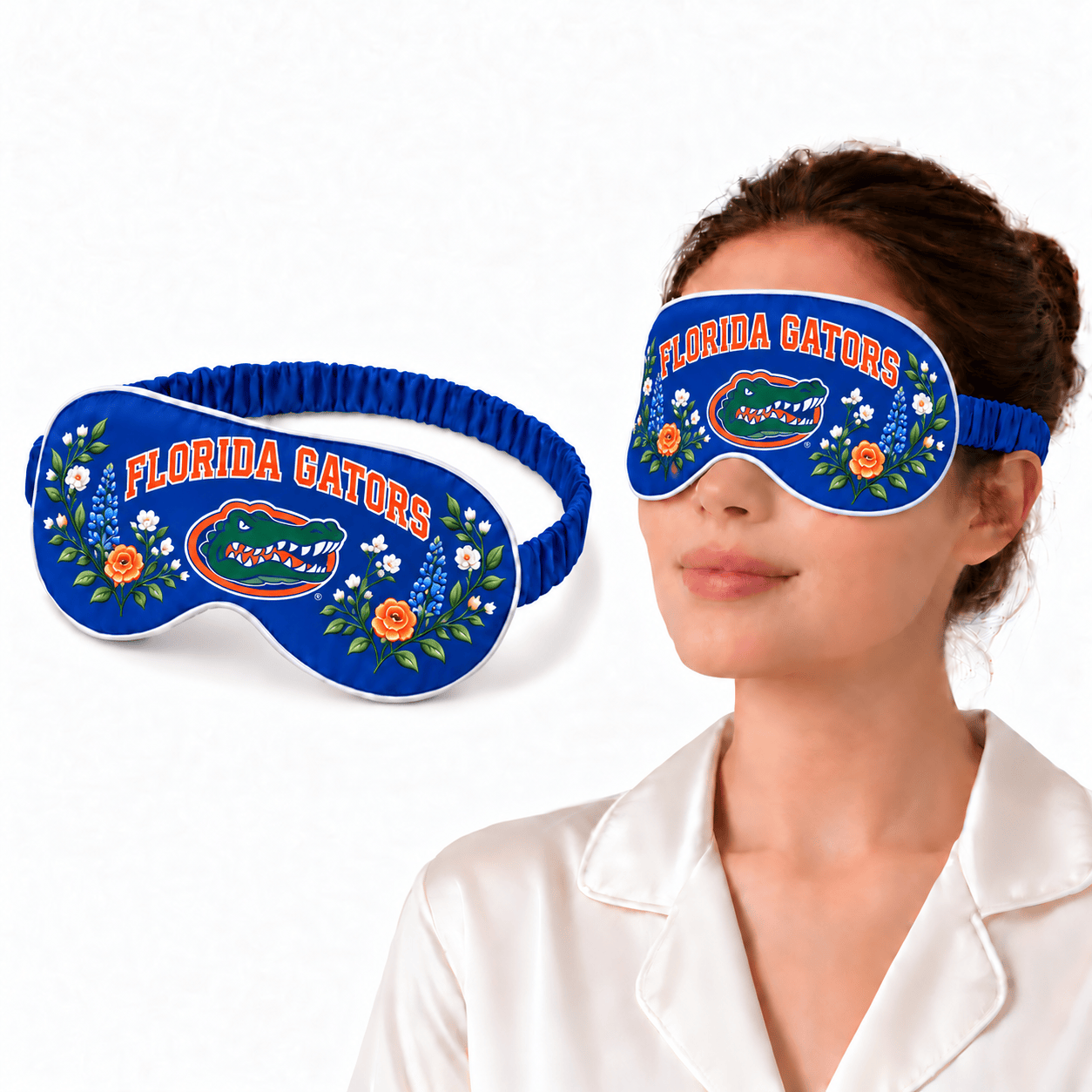 Florida Gators Floral Sleep Mask