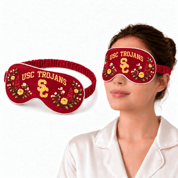 USC Trojans Floral Sleep Mask