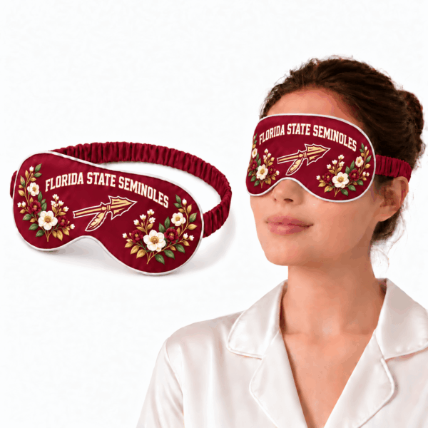 Florida State Seminoles Floral Sleep Mask