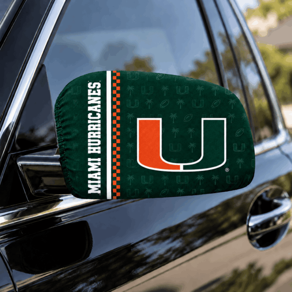 Miami Hurricanes Car Rearview Mirror Cover