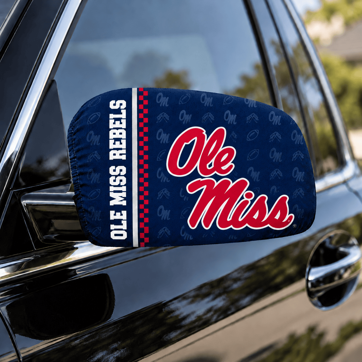 Ole Miss Rebels Car Rearview Mirror Cover