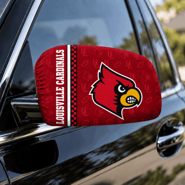 Louisville Cardinals Car Rearview Mirror Cover