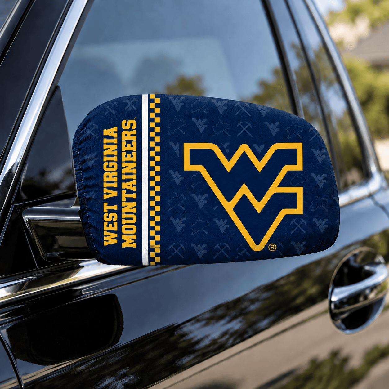West Virginia Mountaineers Car Rearview Mirror Cover