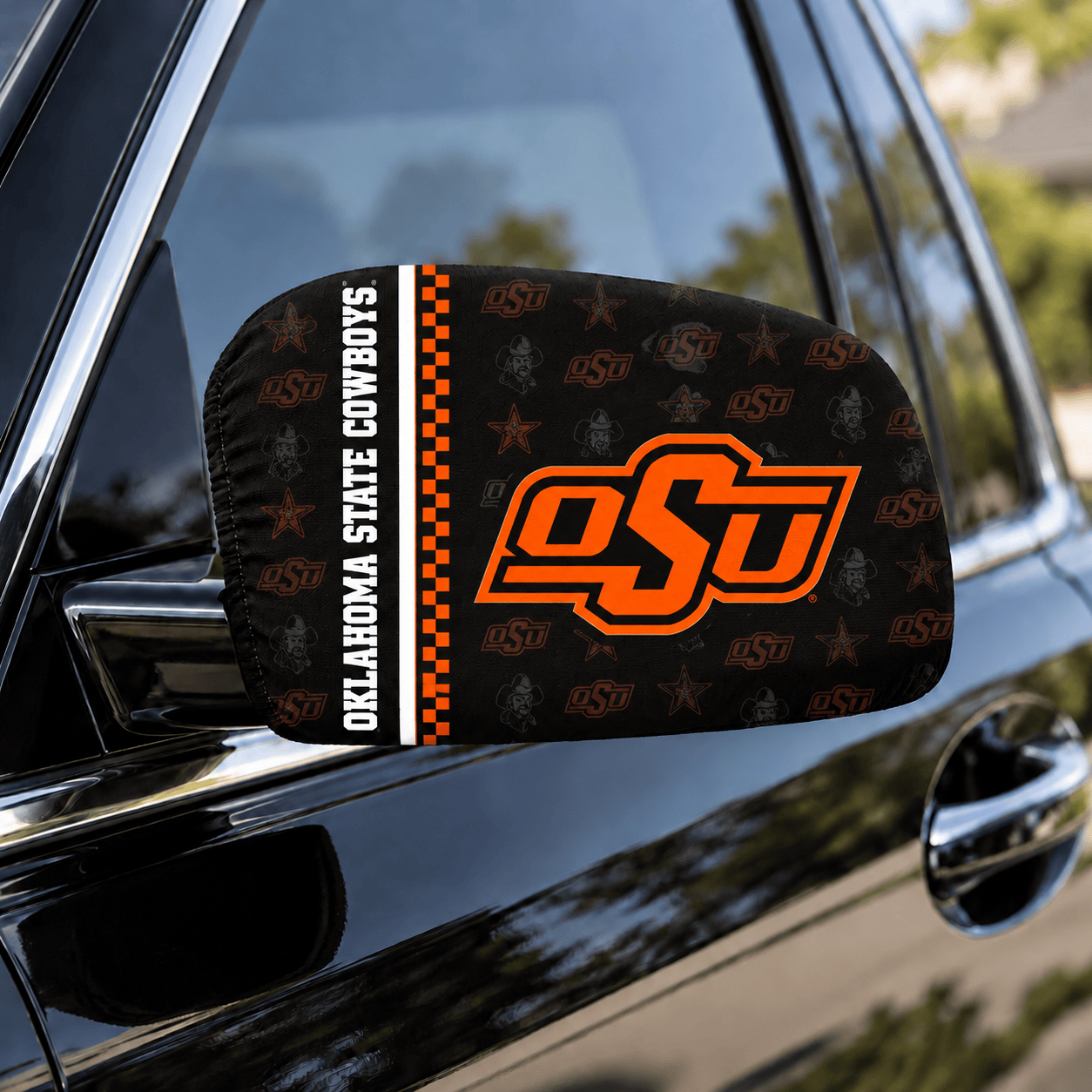 Oklahoma State Cowboys Car Rearview Mirror Cover