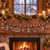 Texas A&M Aggies Wooden Christmas Garland – Football Team Holiday Hanging Decorations