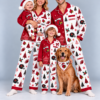 Louisville Cardinals Family Matching Christmas Pajamas Set - Football Fan Sleepwear, Festive Family Outfit