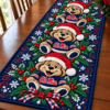 Mississippi State Bulldogs Christmas Mascot Table Runner