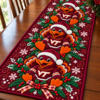 Virginia Tech Hokies Christmas Mascot Table Runner