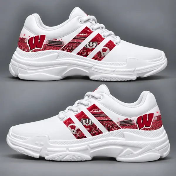 Wisconsin Badgers Ultimate Fan Spirit Sneakers – Game Day Edition