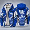 Kentucky Wildcats Men's Christmas Graphic Hooded Winter Coat – Festive Holiday Edition